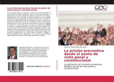 La prisión preventiva desde el punto de vista penal y constitucional Demecio Áng