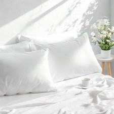 Cotton Pillowcases Set of 2 Soft Breathable Envelope Closure 21 Colors