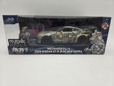 Jada 2009 Nissan GT-R R35 Ben Sopra Mechagodzilla 1/24 Scale Diecast Model 36707