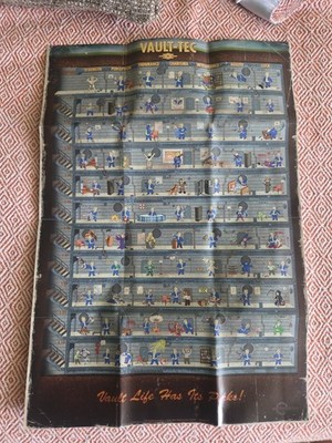Fallout 4 Game of the Year Edition Vault-Tec Life has its Perks Poster PS4 XBOX