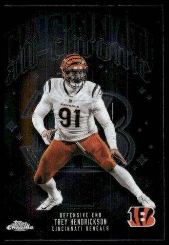 Trey Hendrickson 2025 Topps Chrome #ACT-16 All Chrome Team Cincinnati Bengals