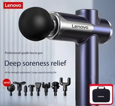Lenovo Percussion Massage Gun for Muscle Recovery ? Quiet Fascia Gun with Heads