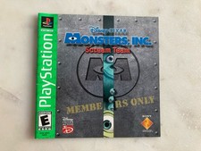 Monsters Inc Greatest Hits PS1 Manual Only