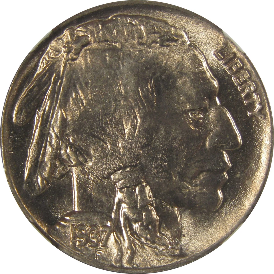 1937 D Indian Head Buffalo Nickel MS 65 NGC Bag Fragment SKU:I22647 - Image 3 of 4