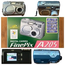 Fujifilm FinePix A205 2.0MP Digital Camera Tested Works W/ Original Box  Manual