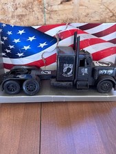 SS-11643 Peterbilt Black Out Truck, Black - New Ray - 1/32 scale Model Replica