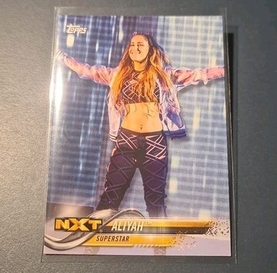 WWE Card ALIYAH / Topps 2018 Wrestling NXT Diva Karte # R-2