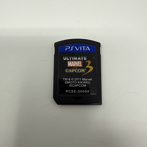 Ultimate Marvel vs. Capcom 3 (Sony PlayStation Vita, 2012) Cart only Tested