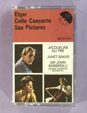 Elgar, Cello Concertos  Sea Pictures, Audio Cassette Tape Album, 1965 EMI