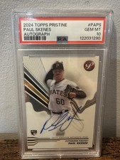 2024 Topps Pristine - Pristine Autographs Paul Skenes PSA 10 #PA-PS (AU, RC)