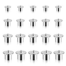 Dowel Pins Center Point Set, and 1/4", 5/16", 3/8" 1/2", Silver 