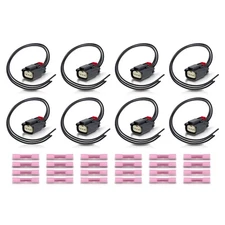 8x Ignition Coil Connector Plug Cable Wire For Ford V6 V8 Flex F150 2.0 3.5 5.0L