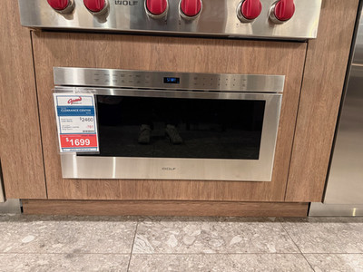 MD30PES-05-7297-Wolf 30'' Pro Microwave Drawer 1.2 Cu Ft 1200 Watt Display