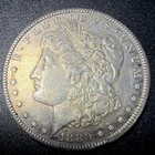 1880-S Morgan Silver Dollar XF/AU Toned Beautiful Coin