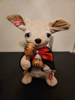 Cuddle Barn Chuey La Bamba 12'' Singing Chihuahua Animated Plush Toy NWT