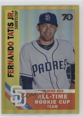 2021 All-Star Rookie Cup All-Time Team Gold Foil 44/50 Fernando Tatis Jr 1m8