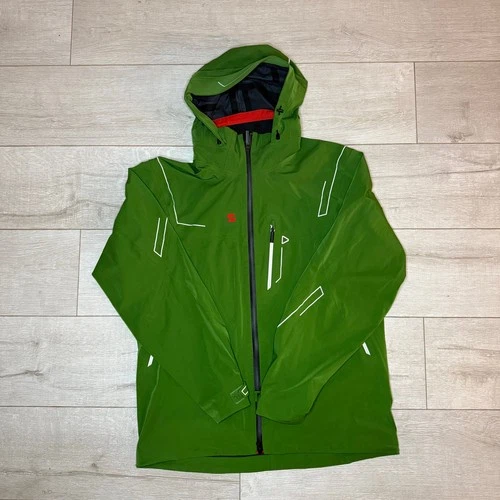 NWOT Mountain Force Mens Ski Shell Jacket Green Waterproof Hooded EU50 US Medium video thumbnail