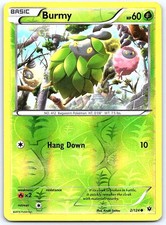 Burmy 2/124 Common Fates Collide Pokemon Reverse Holo Near Mint