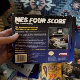 Nintendo NES Four Score 4 Player Controller Attachment Adapter Accessory w/ Box!