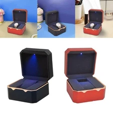 Dustproof Watch Case Jewelry Presentation Display Storage Holder Protective Box