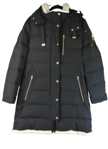 NEW,  Moose Knuckles Gold Series Mont Joli Shearling-Trim Down Park L #DC527