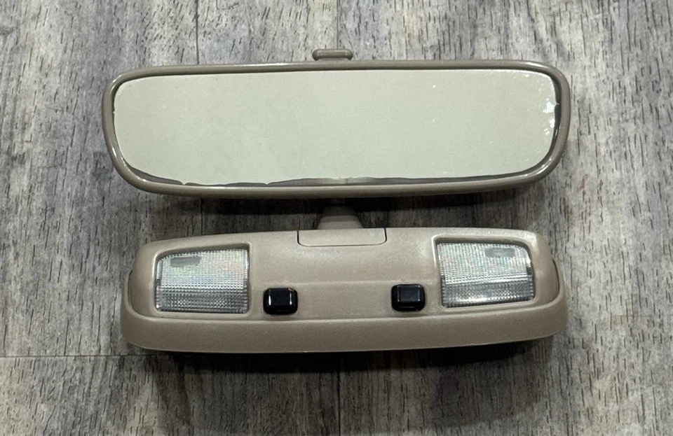 Toyota 4Runner 1996 1997 1998 OEM conjunto de espejo retrovisor luz domo superior Foto 2 de 4