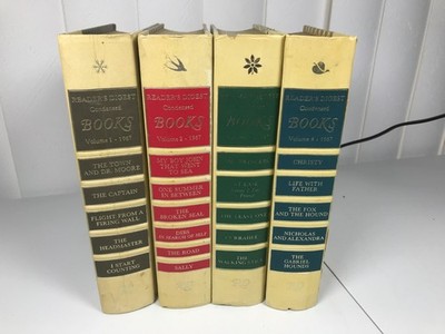 4 Vintage Reader s Digest Condensed Books/Volume 1-2-3-4 - Year 1967