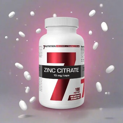 7Nutrition Zinc Citrat 100 Vegan Kapseln  a´15mg