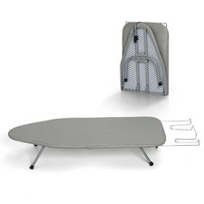 Tabletop Ironing Board with Iron Rest, Small Ironing Board Foldable with Heat...