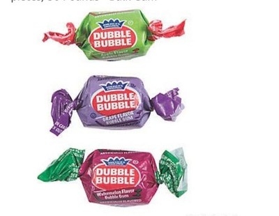 Dubble Bubble Gum  2 Pounds LB 3 Flavor Mix  Bubble Gum Wrapped  Bulk Party Size