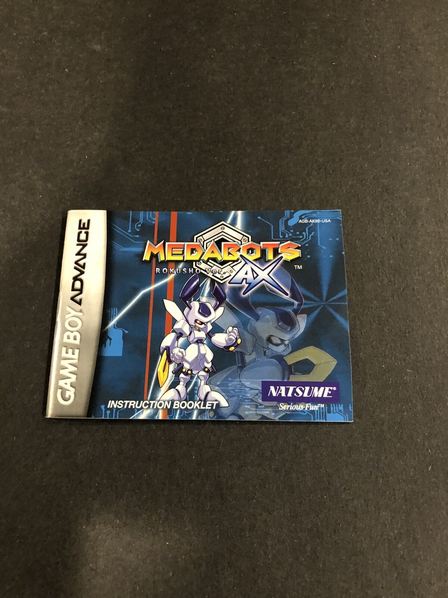 medabots rokusho ax gba manual | eBay