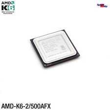 CPU AMD K6-2 /500AFX 500MHZ 2.2V CORE 3.3V IO PROCESSOR SOCKET 7 RETRO