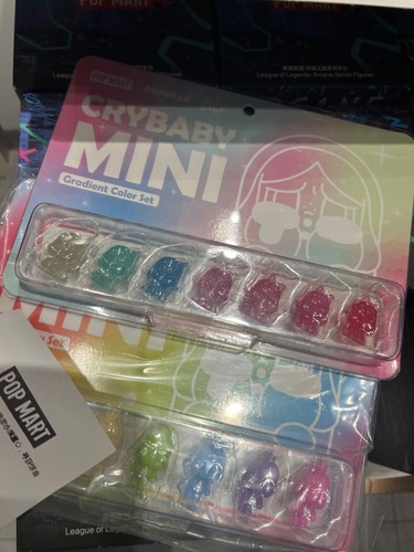 Quality product CRYBABY MINI Doll Rainbow Series Set Night Bright Macaron Color - Picture 3 of 4
