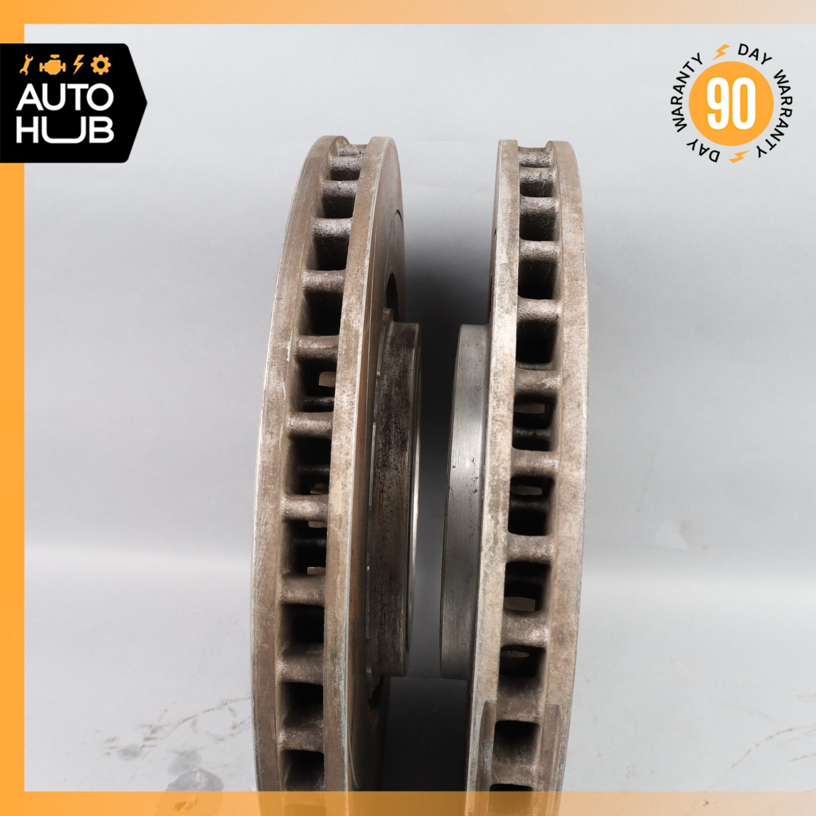 12-15 Aston Martin Rapide Front Brake Rotors Disc Left & Right Set OEM 11k