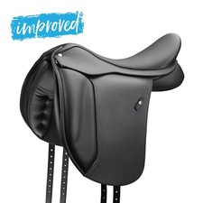 Wintec 500 WIDE Dressage Adjustable Synthetic Saddle HART 16"-18" Black Brown