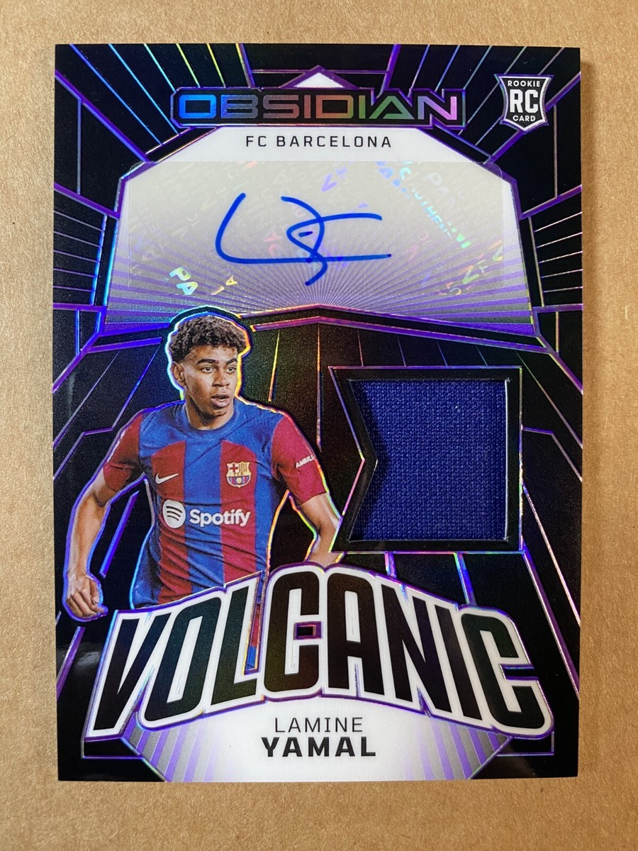 2023-24 Obsidian Lamine Yamal Rookie RPA Auto Volcanic Purple 27 