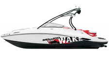 SEADOO WAKE 230 GRAPHIC KIT BPR CHALLENGER SE 23 STICKERS DECALS VYNYL WRAP SET