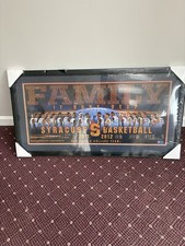 Syracuse University basketball 2011–2012 framed autographed team poster