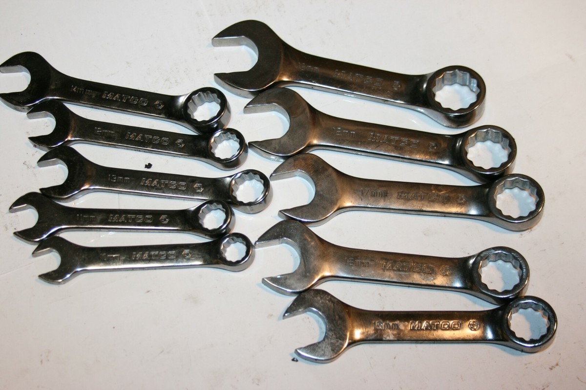 【中古】マトコツールズ MATOCOTOOLS MCL10M2～MCL19M2 コンビレンチ 5点セット マトコツールズ MATOCOTOOLS MCL10M2～MCL19M2 コンビレンチ 5点セット