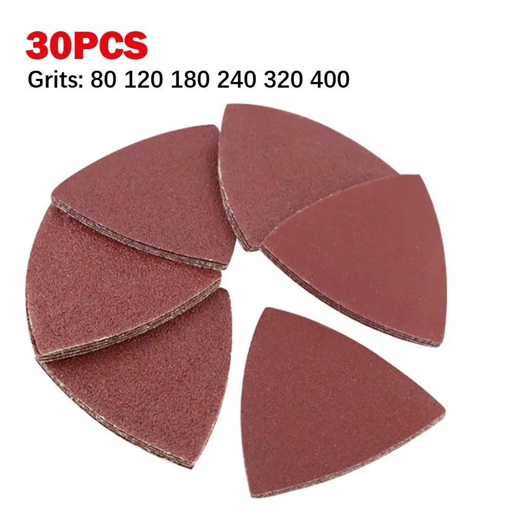 Sanding Disc Triangle Sandpaper Sanding Pad 240 3 1 8 Inch 320 400