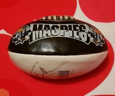 🔵SIGNED TONY SHAW 90s AFL COLLINGWOOD MAGPIES FOOTBALL PROMO MEMORABILIA 
