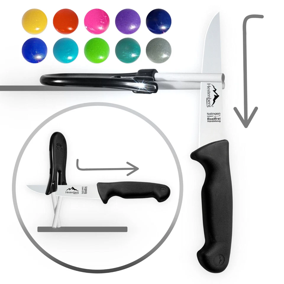 HESTENBERG Solingen Germany FIX Keramik Kreuzschleifer, Messerschärfer - Bild 3 von 4