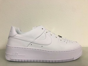 Nike Womens Air Force 1 Sage Low Triple White AR5339-100 Size 9 | eBay