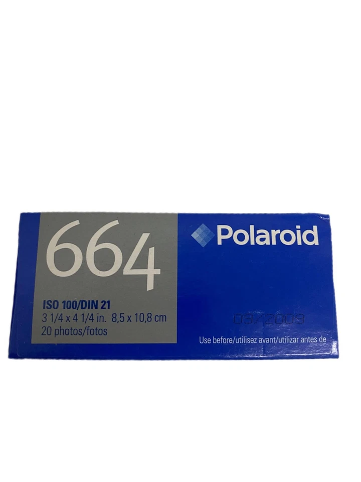 Polaroid 664 Instant Pack/Peel Apart Film Exp. 09/2009 - Image 2 of 2