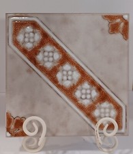 Piastrella vintage italiana 7 7/8" x 7 7/8"