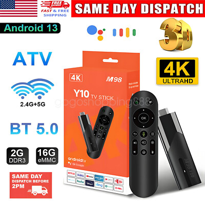   Smart TV Stick 4K Android 13, 2.4G&5G, Wi-Fi, BT5.0, 16GB, Streaming Device  