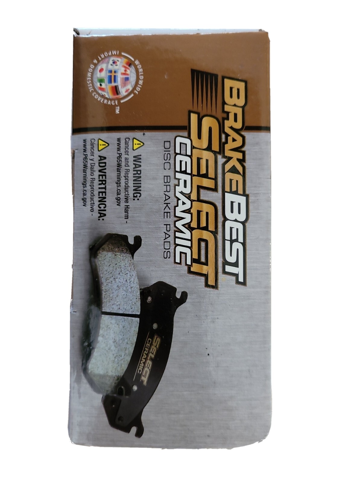 BrakeBest Select Ceramic Front Brake Pads C1363 Chevrolet Cadillac GMC