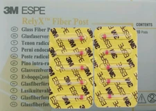 3M ESPE RelyX Fiber Post Size 2 (1.6 mm) Red 10 pieces
