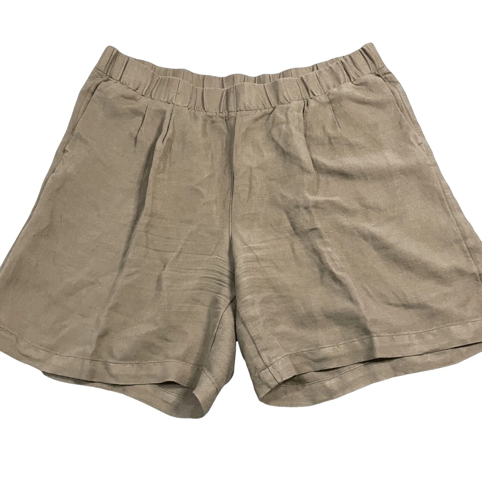 Pantalones cortos J. Jill Mezcla de lino para mujer