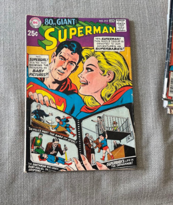 DCC: Superman #212 DC Comics 80 Page Giant 1968 Supergirl VG-F+ | eBay